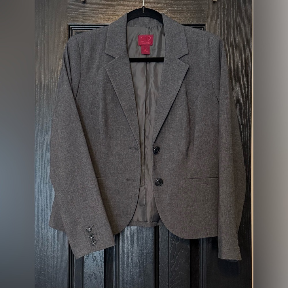 Gray Women's Blazer Jacket